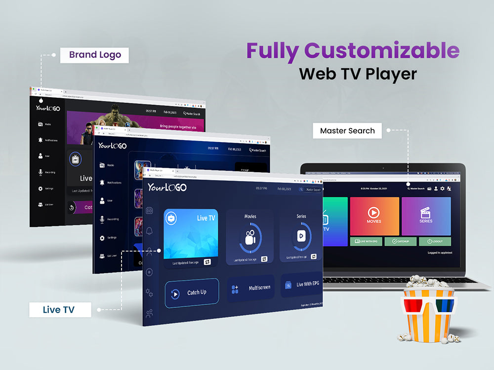 WebTV Player - Custom IPTV Smarters Pro