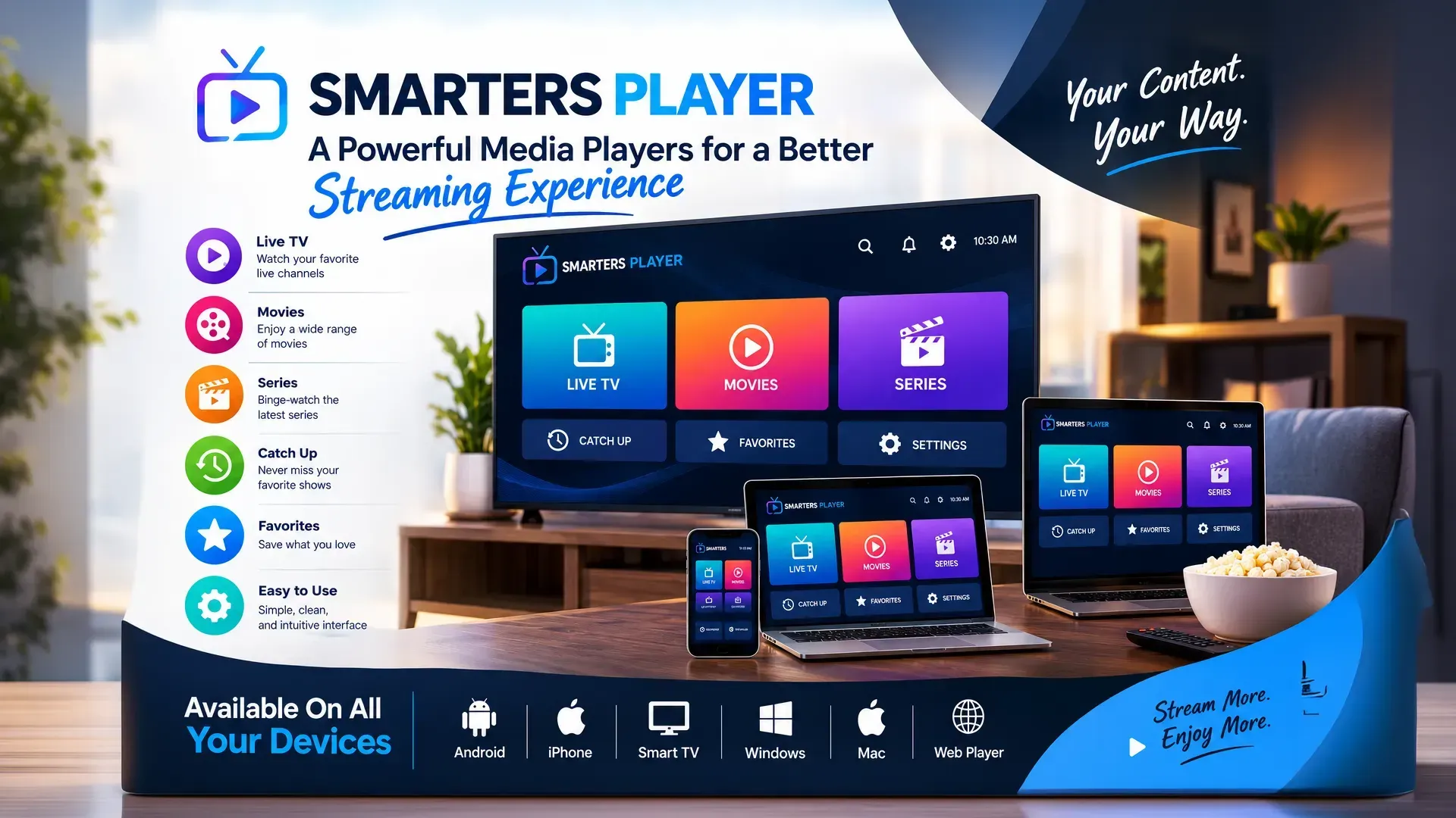Smarters Player – A Powerful Media Players for a Better Streaming Experience